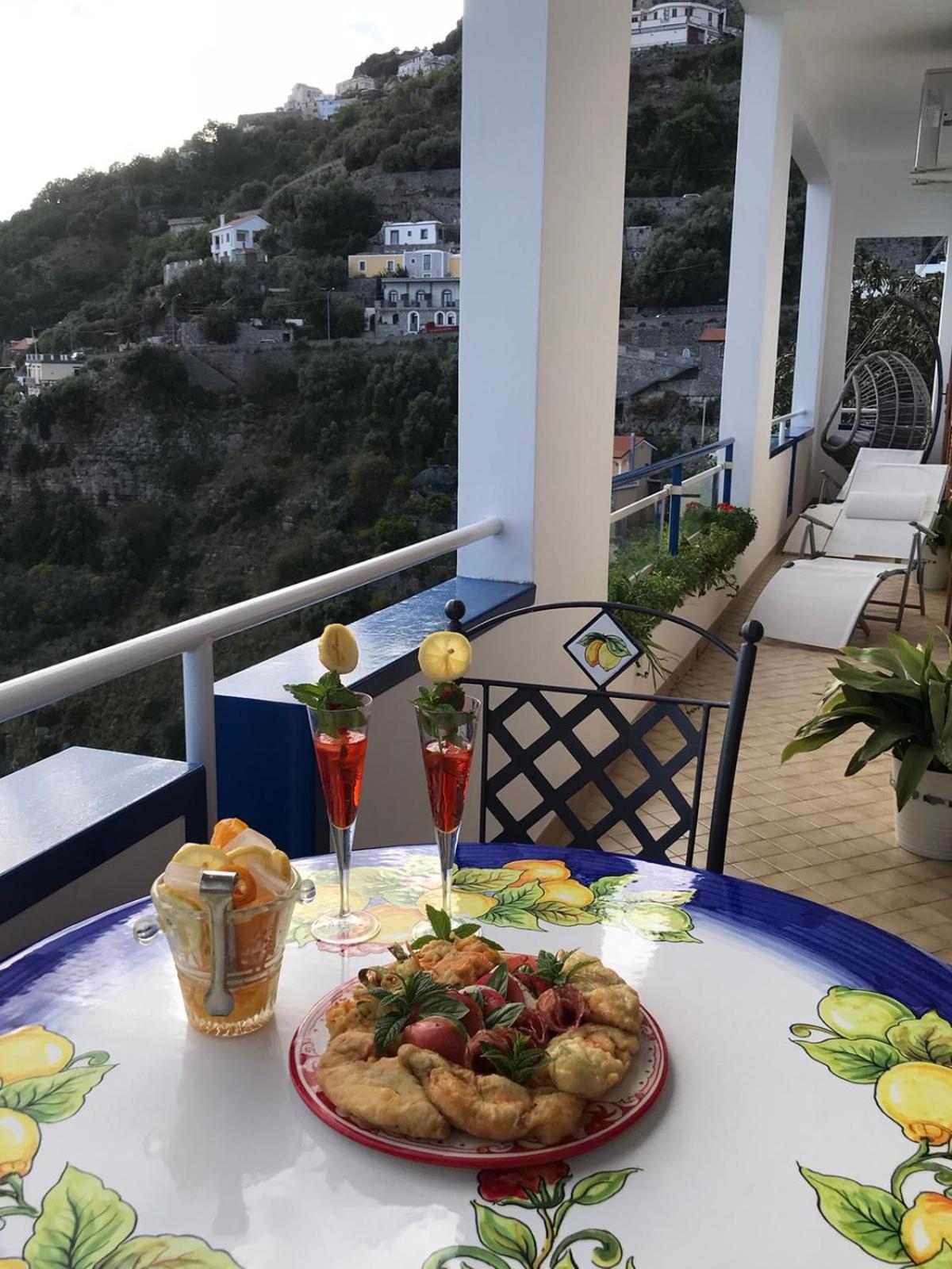 Da Nonna Nicoletta Villa Furore Bagian luar foto